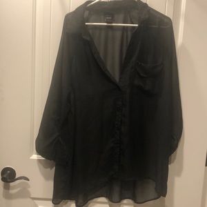 Black see through top